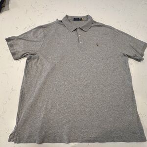 Polo Ralph Lauren Men’s  Grey Short Sleeve Polo Shirt Size 3XB